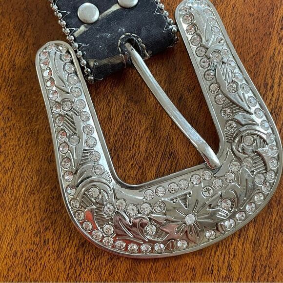 Blazin Roxx Mossy Oak Breakup Camo Leather Belt Size Small 38” end to end - Picture 8 of 13